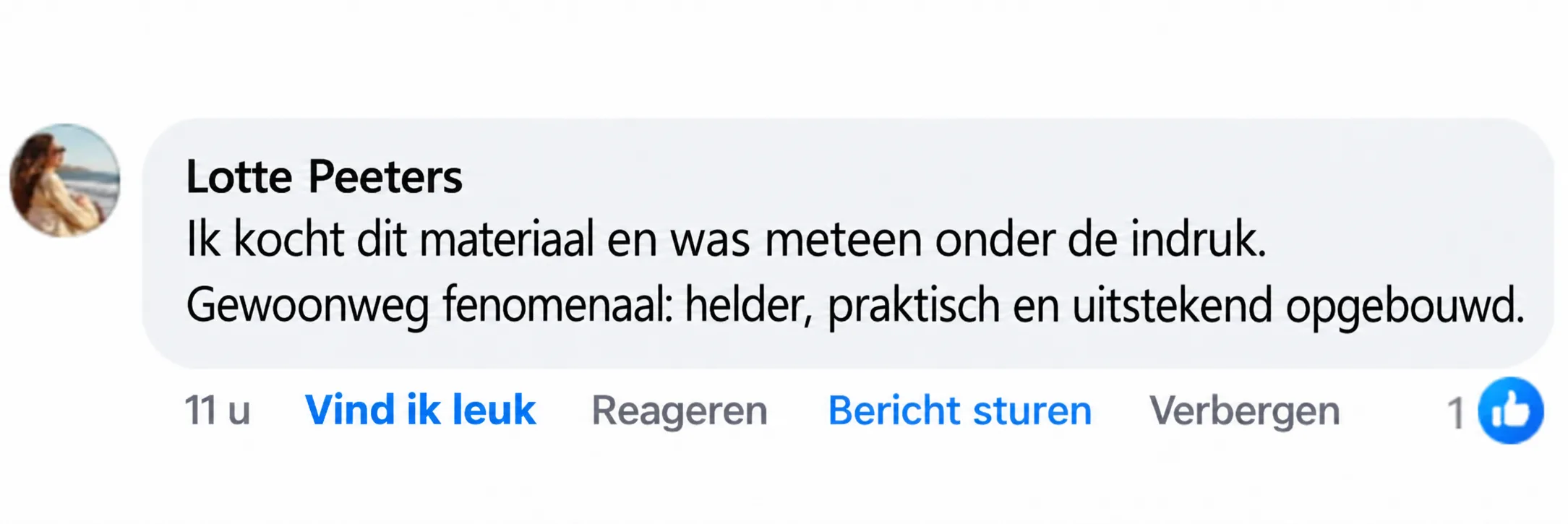 Deutsche Bewertung von Sophie Weber